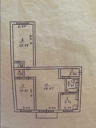 Продам 3 комнатную квартиру пл. Островского. Stepne (Poltavska obl.) - photo 6