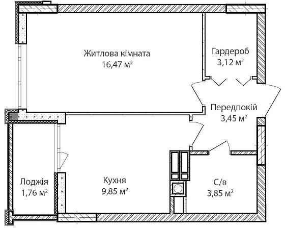 Продам велику однокімнатну квартиру у зданому будинку. БЕЗ КОМІСІЇ‼️ Іrpin