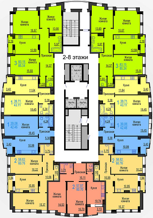 Продам 3к.кв. ЖК Меридиан, 6/19, 87кв.м дом заселен, Салтовка Харків - зображення 3