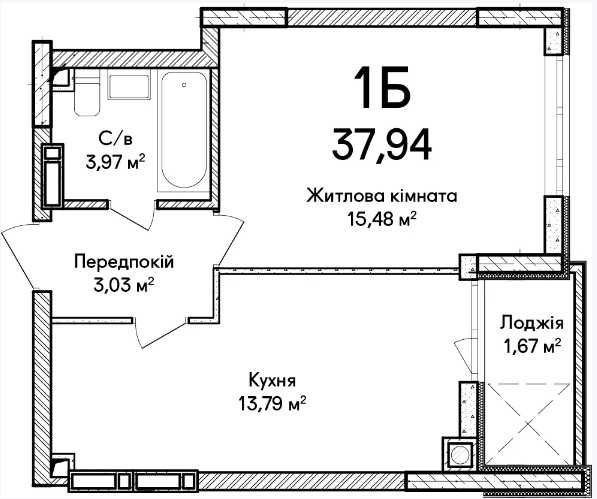 Створіть свій ідеальний простір в 1-к квартирі у ЖК "Синергія Сіті"! Ирпень - изображение 7