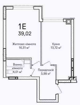 1-кімнатна квартира у сучасному ЖК "Синергія Сіті" — простір для ідей! Ірпінь