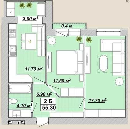 Продається Центр міста,2-кімнатна квартира Івано-Франківськ - зображення 2