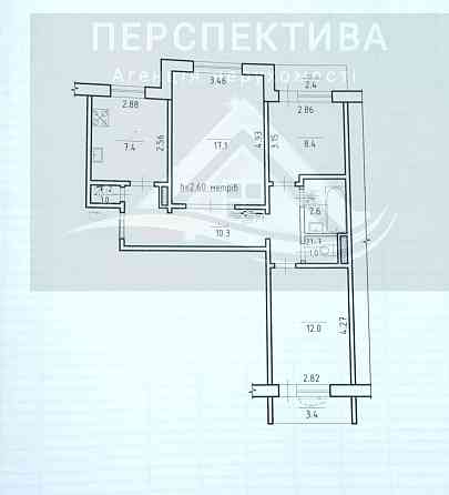 3-кімнатна квартира поруч з озером Чеха. Середній поверх! Сумы