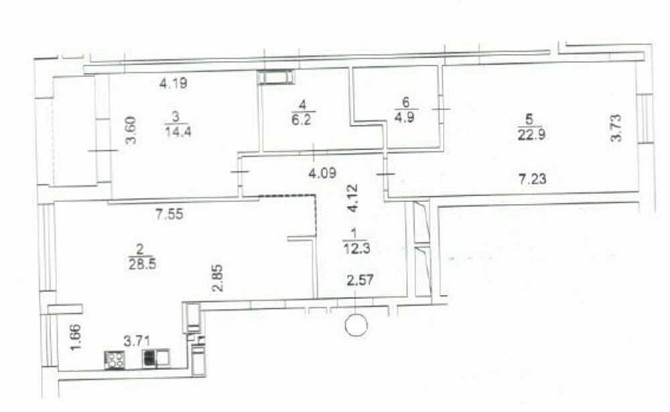 Продаж 2 к.кв. ЖК Crystal Park Tower пр.Берестейський 42а.Без % Київ - зображення 7