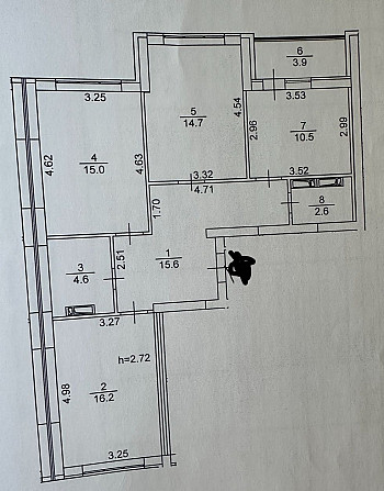 Місто Квітів ул.Тираспольская 52а продам 3-ю квартиру Kyiv - photo 2