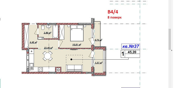 Продаж однокімнатних квартир ЖК В4 Uzhhorod - photo 3