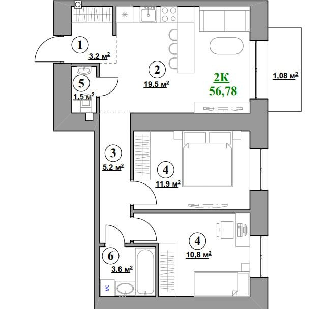 Продаж 2к.квартири.Park House.Власник Калуш - зображення 1