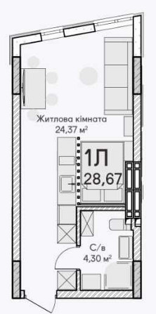 Ваш новий дім у ЖК "Синергія Сіті" – 1-кімнатна студія 29.2 м²!! Іrpin - photo 6