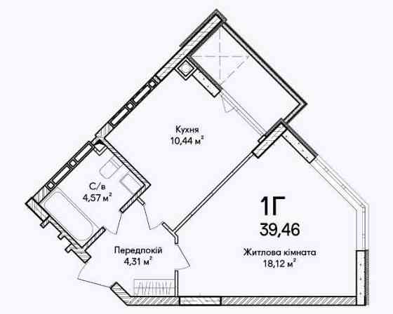 Комфортна 1-кімнатна квартира у ЖК "Синергія Сіті"!!! Ірпінь