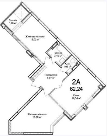 Просторна 2-кімнатна квартира 62.24 м² у ЖК "Синергія Сіті"! Ірпінь! Ірпінь - зображення 2