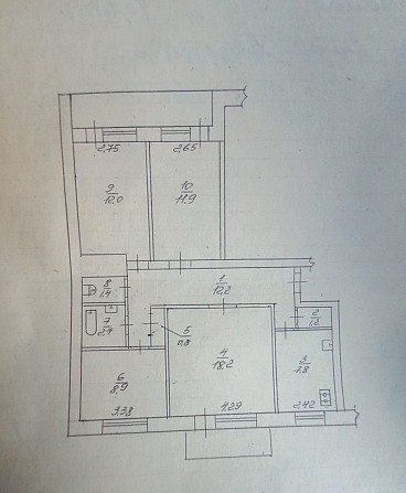 Продам 4 кімнатну квартиру в цегляному будинку Cherkasy - photo 3