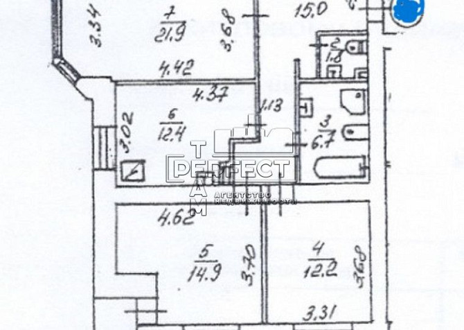 Продаж 3-к.кв., Верховинная 91 / Верховинна 91 Киев - изображение 2