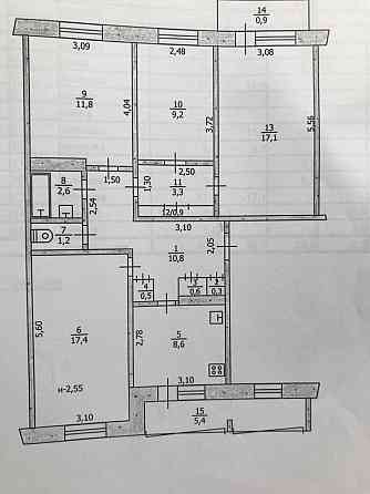 ПРОДАМ квартиру в Центрі м.Павлоград Павлоград