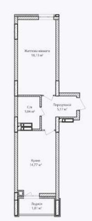 Простора 1-кімнатна квартира 43.72 м² у ЖК "Синергія Сіті"!!! Іrpin - photo 5