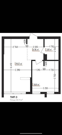 Продаж чорнової квартири в ЖК CITY LINE Ужгород - зображення 6