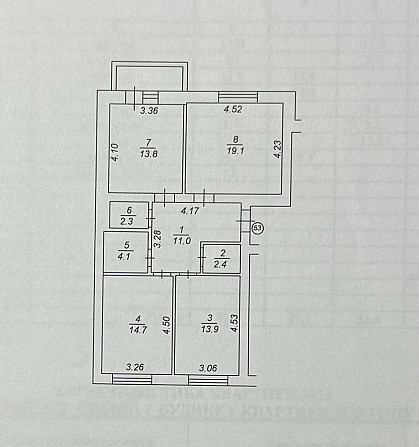 3-х комнатная квартира, ЖК Квартал Крюковщина Крюківщина - зображення 6