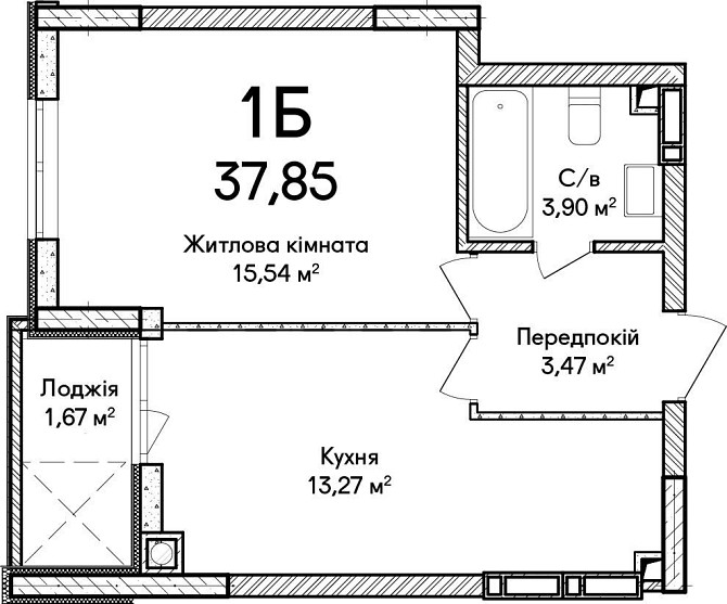 1-кімнатна квартира з сучасним плануванням у новому ЖК бізнес-класу! Ирпень - изображение 5