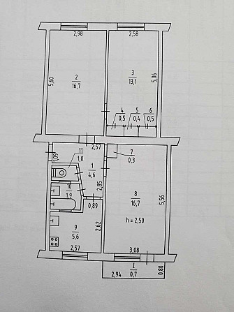 Квартира 3х комнатна Павлоград - изображение 6