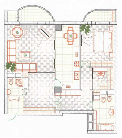 2-х комн. кв. VIP apt. Бр.Леси Украинки 7-А ХОЗЯИН. Евроремонт. Київ - зображення 5