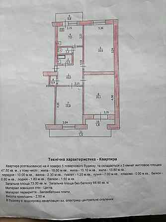 3-х кв в центре Павлограда Pavlohrad