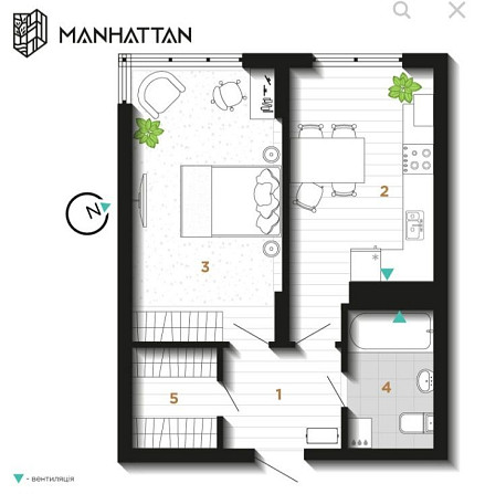 1к квартира жк Манхетен Ивано-Франковск - изображение 1