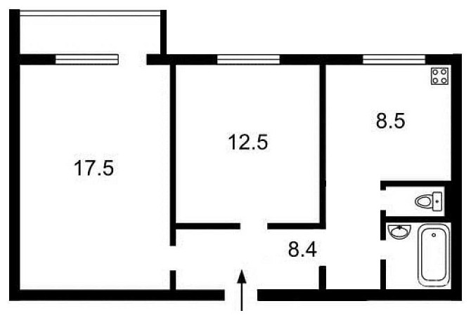 Продажа 2к квартиры (54 кв.м.) ул. Бальзака 61 Київ - зображення 1