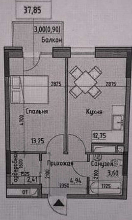 1комн квартира с балконом в ЖК «Пространство на Радостной»/Черемушки Одеса - зображення 4