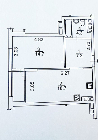 продаж квартири 1 кім ремонт ЖК Варшавський Kyiv - photo 4