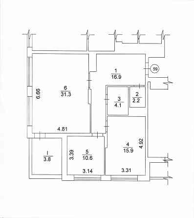 3-к квартира 85м2 з відкритою терасою ЖК "KRONA PARK II" Бровары