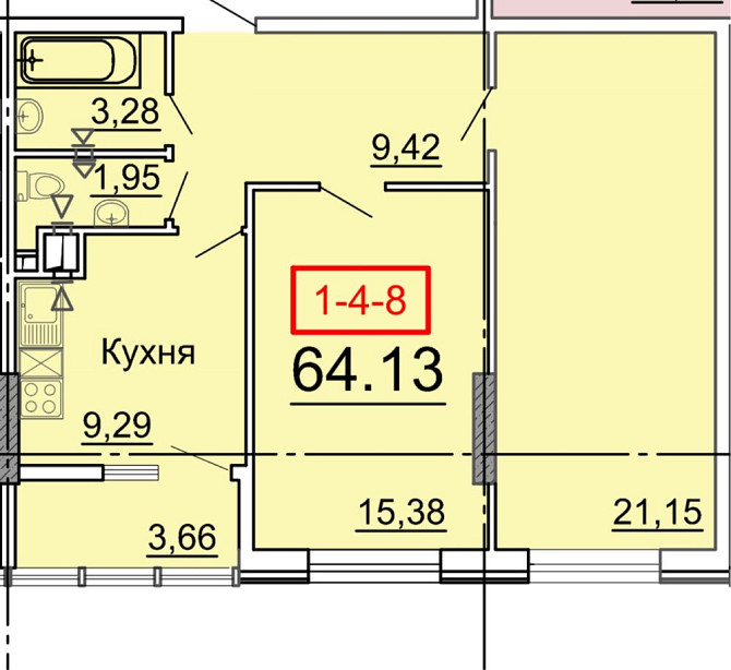 Срочно‼️2-к квартира на 10 Фонтана, Кадор, 31 Жемчужина Одеса - зображення 4