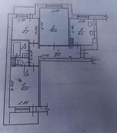 продам 3к квартиру, кімнати окремі, 15 мкрн, вул. Маршала Судця Zaporizhzhia