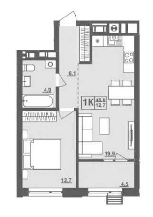 Продаж 1-кімнатної квартири ЖК Грушевський 48,0 кв.м Пустомити Пустомити - зображення 8