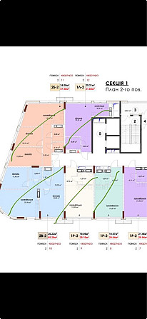 Lucky Land, Лакі Ленд,6й будинок,2й поверх,57,58 метрів, 2к квартира Киев - изображение 4