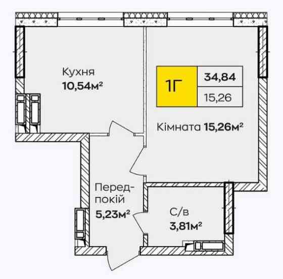 Затишок для сучасних людей: 1-кімнатна квартира в ЖК «Синергія Київ»! Київ