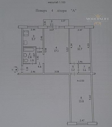 Продаж 3 кімн квартири на Відрадному Kyiv - photo 2