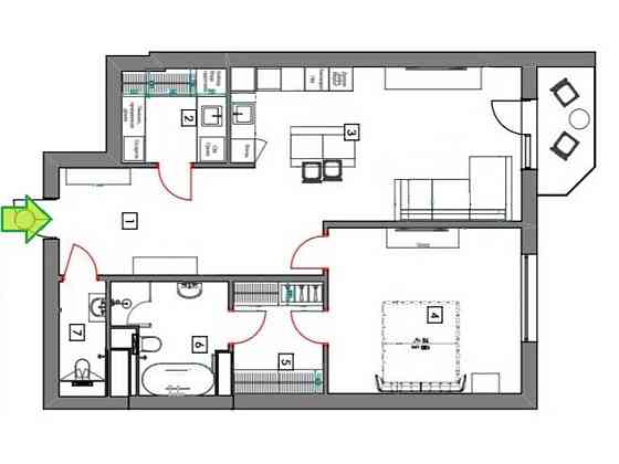 Без комісії. Продаж квартири 90 м.кв. ЖК «Spas Sky». Частковий ремонт Київ