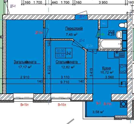 2к квартира в Уютному Кварталі (знижка 12%) - 56 м2. Топ продаж Софіївська Борщагівка