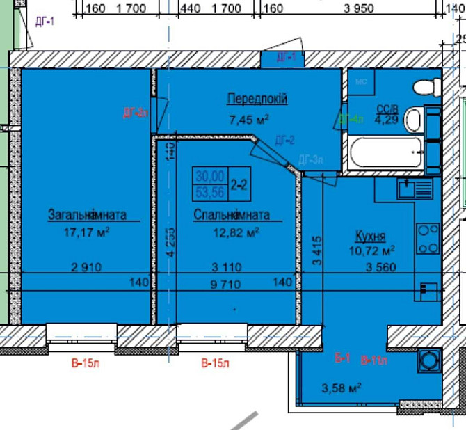 2к квартира в Уютному Кварталі (знижка 12%) - 56 м2. Топ продаж Sofiivska Borshchahivka - photo 2