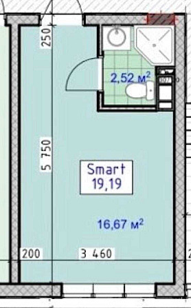 Чудова смарт-квартира 19,19м2 за 441370грн в Дарницькому р-ні Бортничі Київ - зображення 3