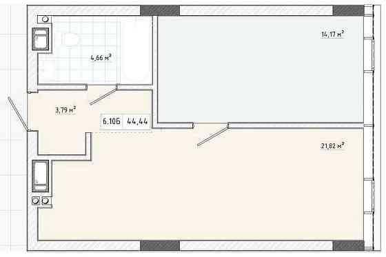 Продаж 1 кім.квартири (апартаменти) у ЖК Apart HALL Сокольники