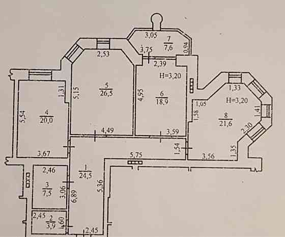 Каркашадзе/Довженко квартира от хозяина 130,5м2 Одеса