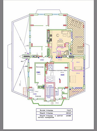 Пентхаус с тирасой и балконом , 138 м кв. Черноморск - изображение 2