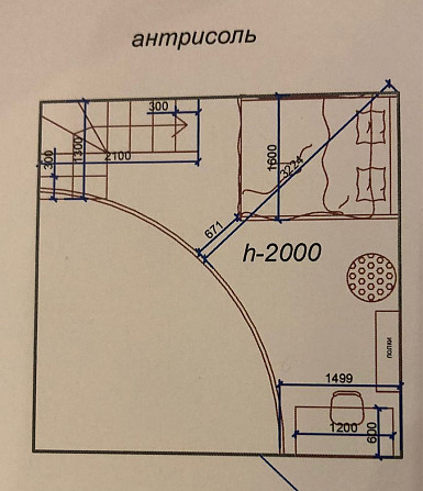 Пентхаус с тирасой и балконом , 138 м кв. Черноморск - изображение 6