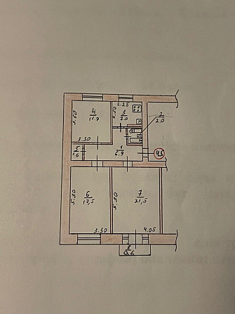 Продаю 3х  кімнатну квартиру в центре міста вул. Корабелів  - зображення 2