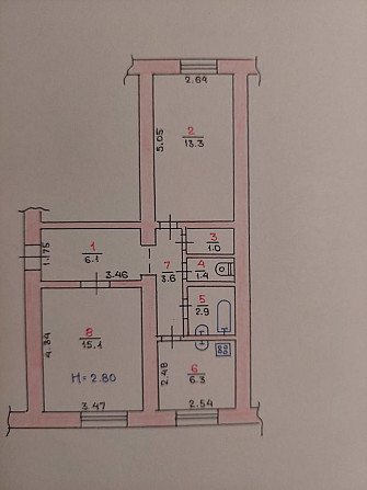 Продам квартиру р-н Рокувата Кривой Рог - изображение 1