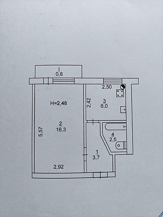 Продаж 1к квартири Кривой Рог - изображение 8