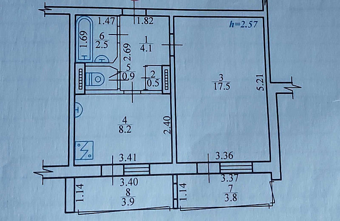 Продається однокімнатна квартира по  вул. Харківське шосе, 61. Киев - изображение 2