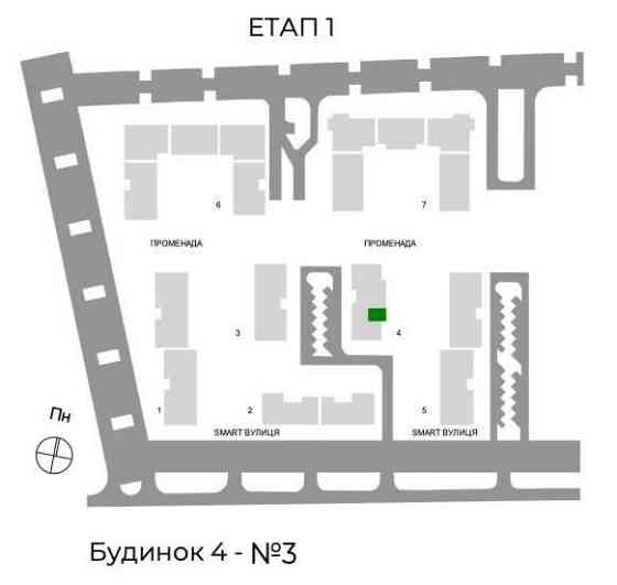 Продаж (Єоселя) квартири 1-кімната 36,53 кв.м. м. Львів-Пустомити Львов