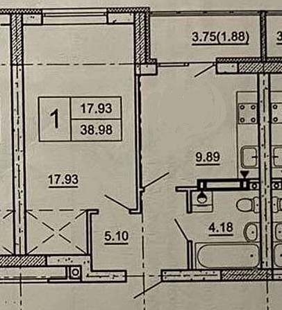 Продаж 1 кімнатної квартири м.Обухів  без комісії Обухів - зображення 2