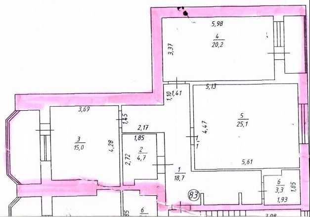 Продаж квартири,  2к,  90,4 кв.м,  с.Щасливе,  вул. Героїв Майдану 11. Счастливое - изображение 1